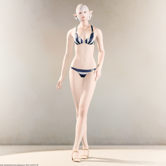 ストライプ サザンシーワンピース Ffxiv Attire