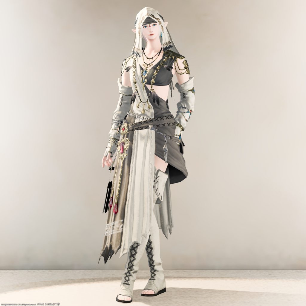 【FF14】ホワイトヘンプ・ストライカーヒマティオン / Brightlinen Himation of Striking【FFXIV】