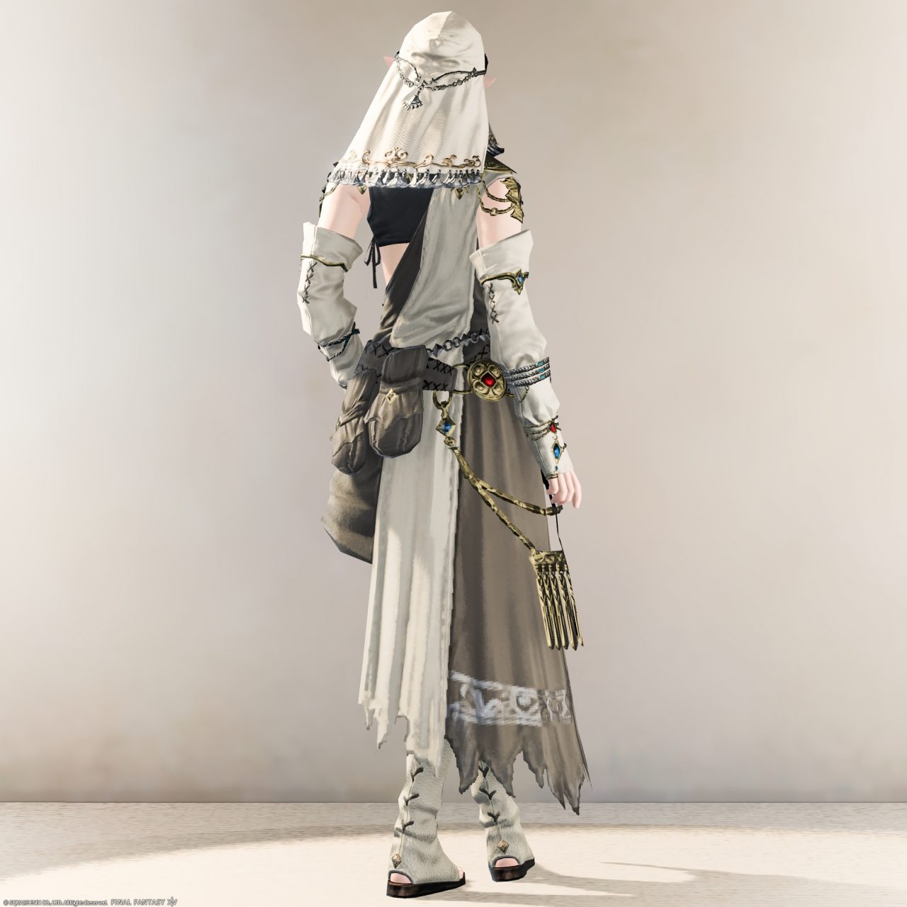 【FF14】ホワイトヘンプ・ストライカーヒマティオン / Brightlinen Himation of Striking【FFXIV】