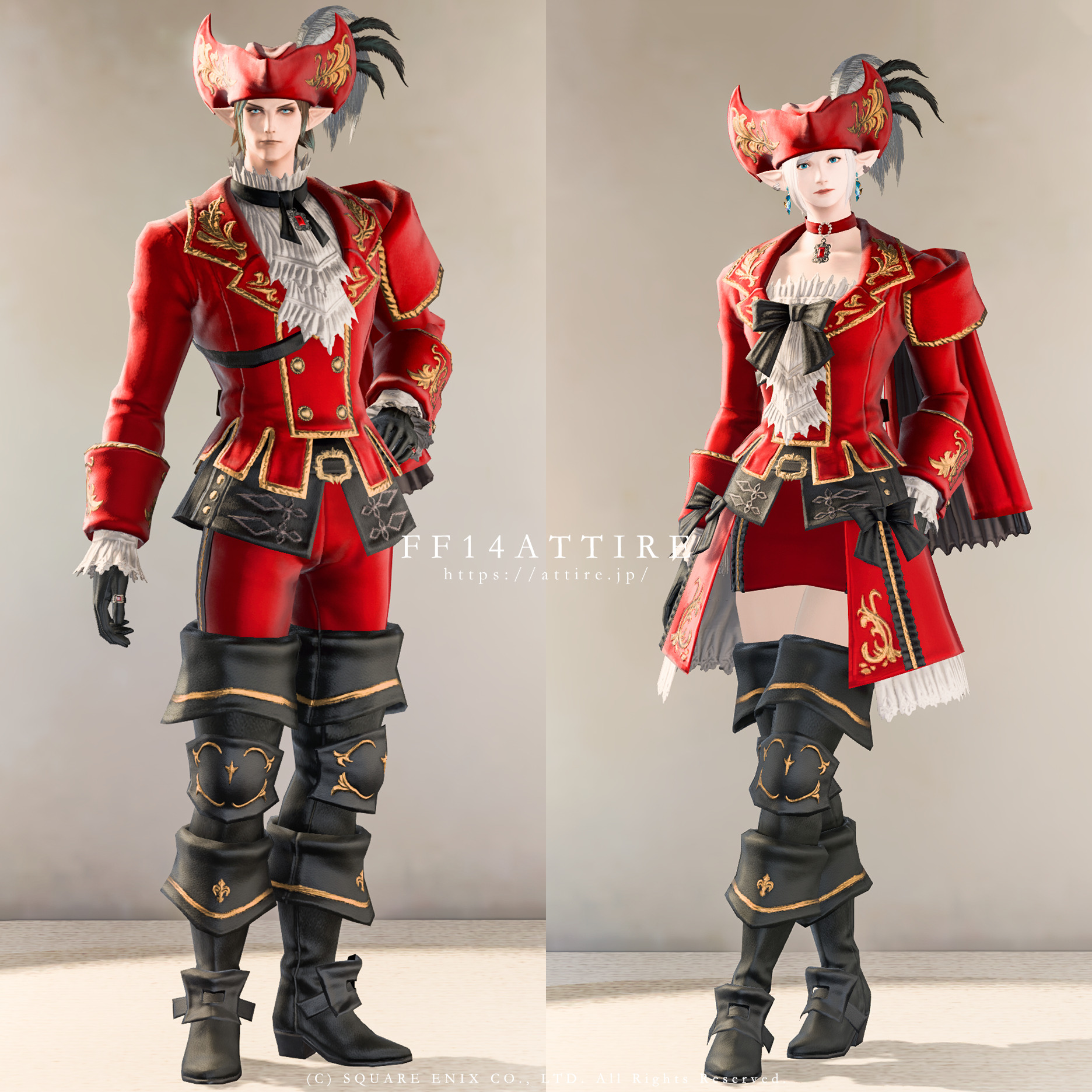 ff14 赤魔道士　コスプレ　ウェザード　エストクルブリオー　オーダーメイド