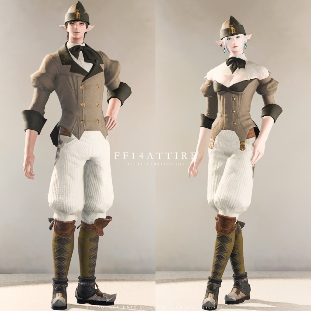 リネンギャザラーコーティー【FF14 装備手帳】