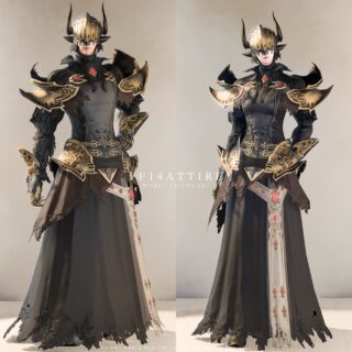 国内外の人気集結！ ナイトスチール・ディフェンダーアーマー【FF14 装備手帳】 ウェア