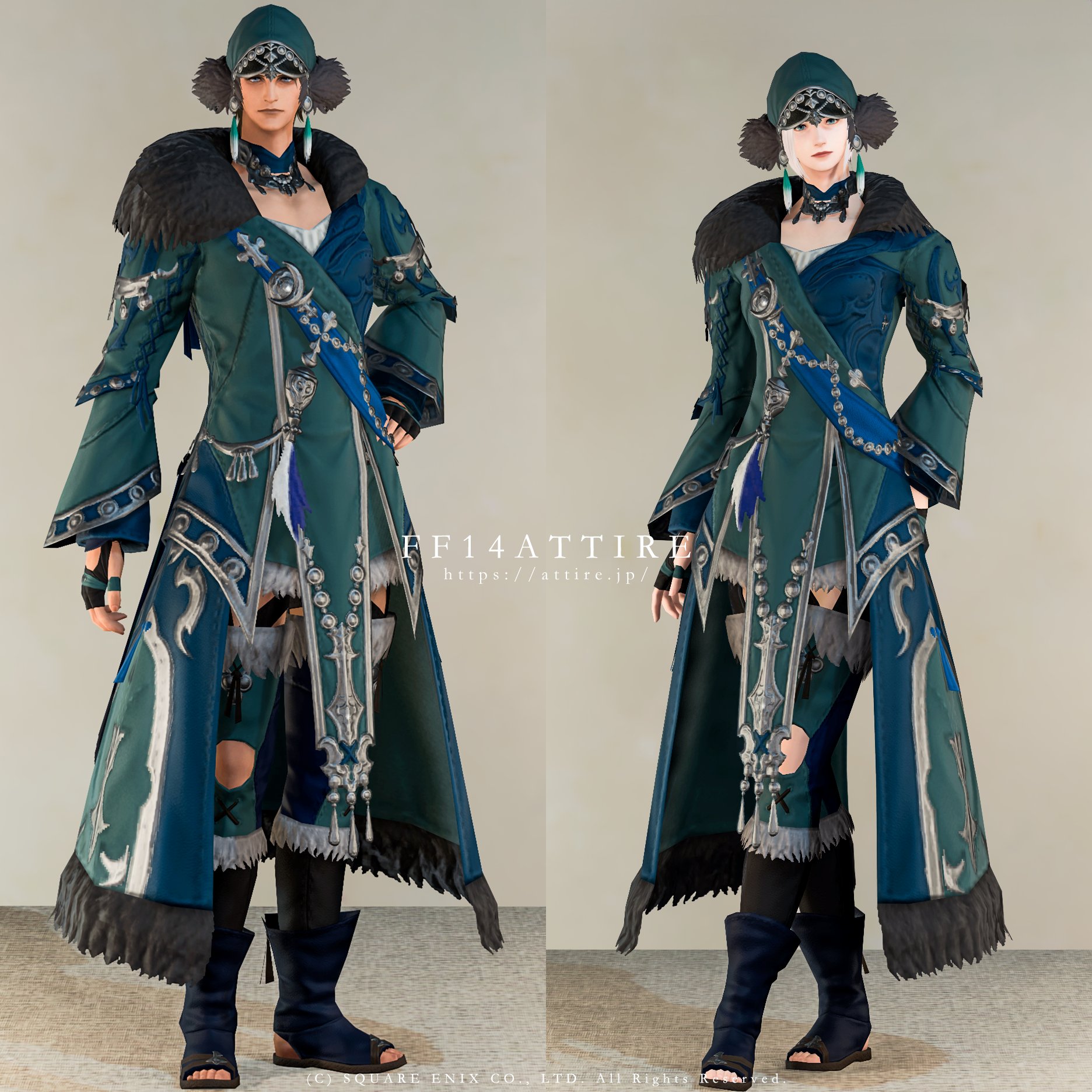 スノーコットン・キャスターコート