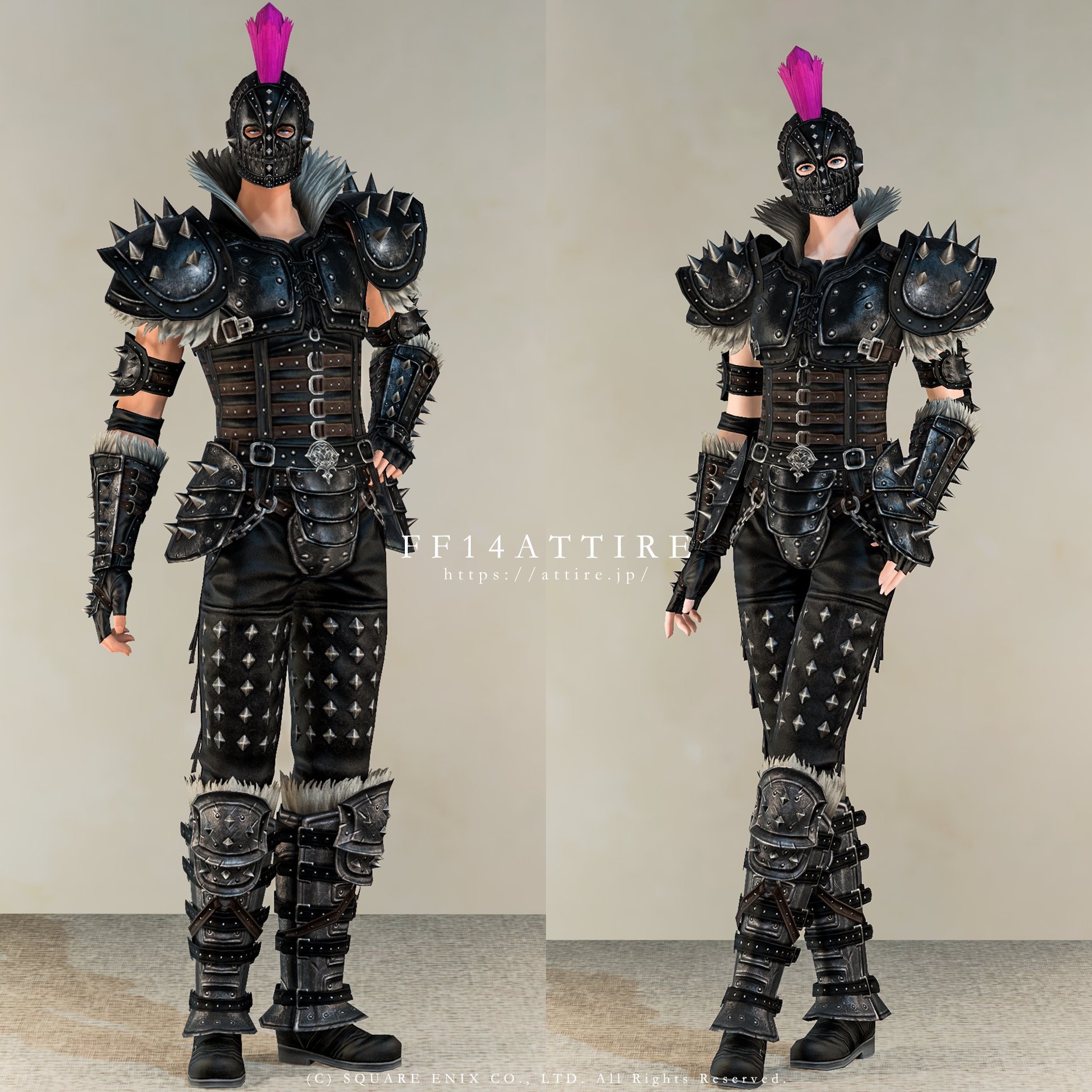 ゴールドチタン・ディフェンダースパイクアーマー