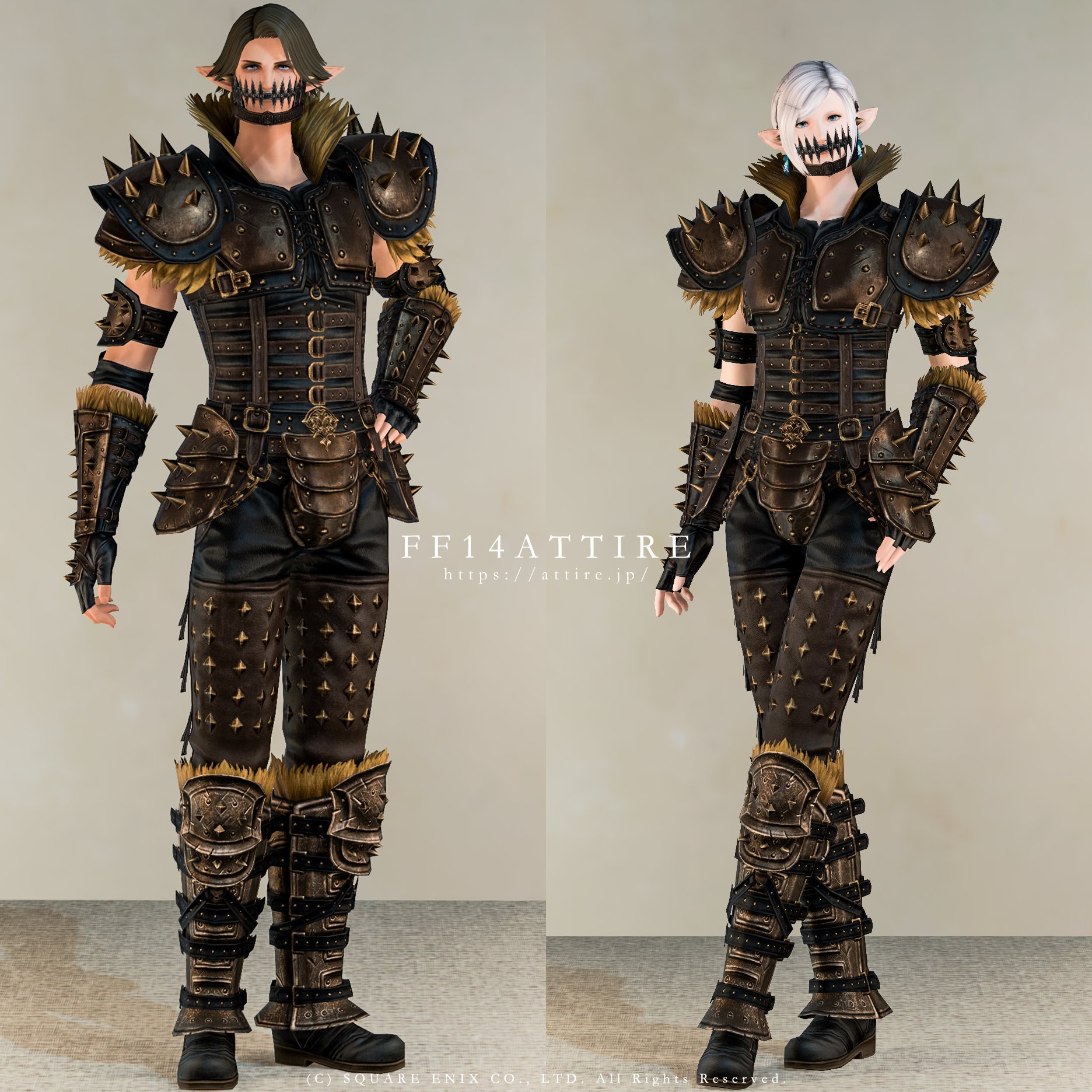 ゴールドチタン・スレイヤースパイクアーマー