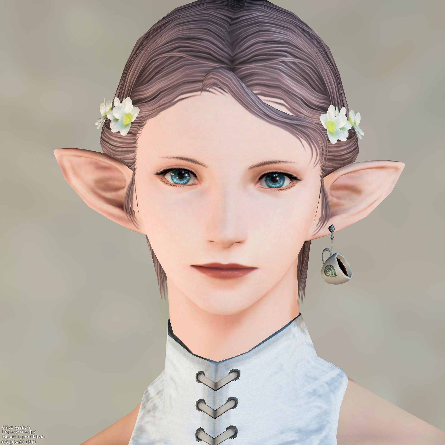 コーヒーカップピアス