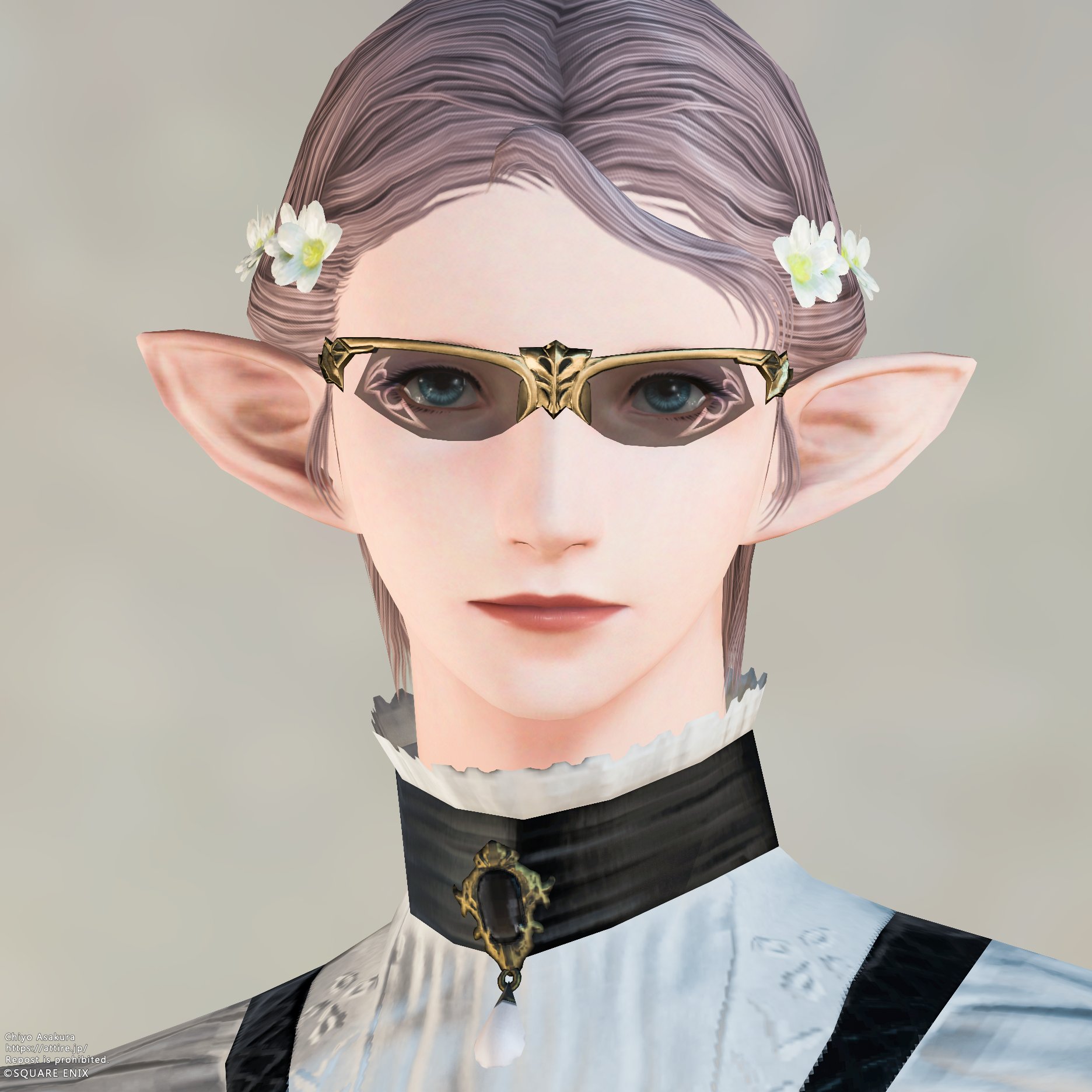 スタイルカタログ:シェイデッドグラス（フェイスアクセサリー）