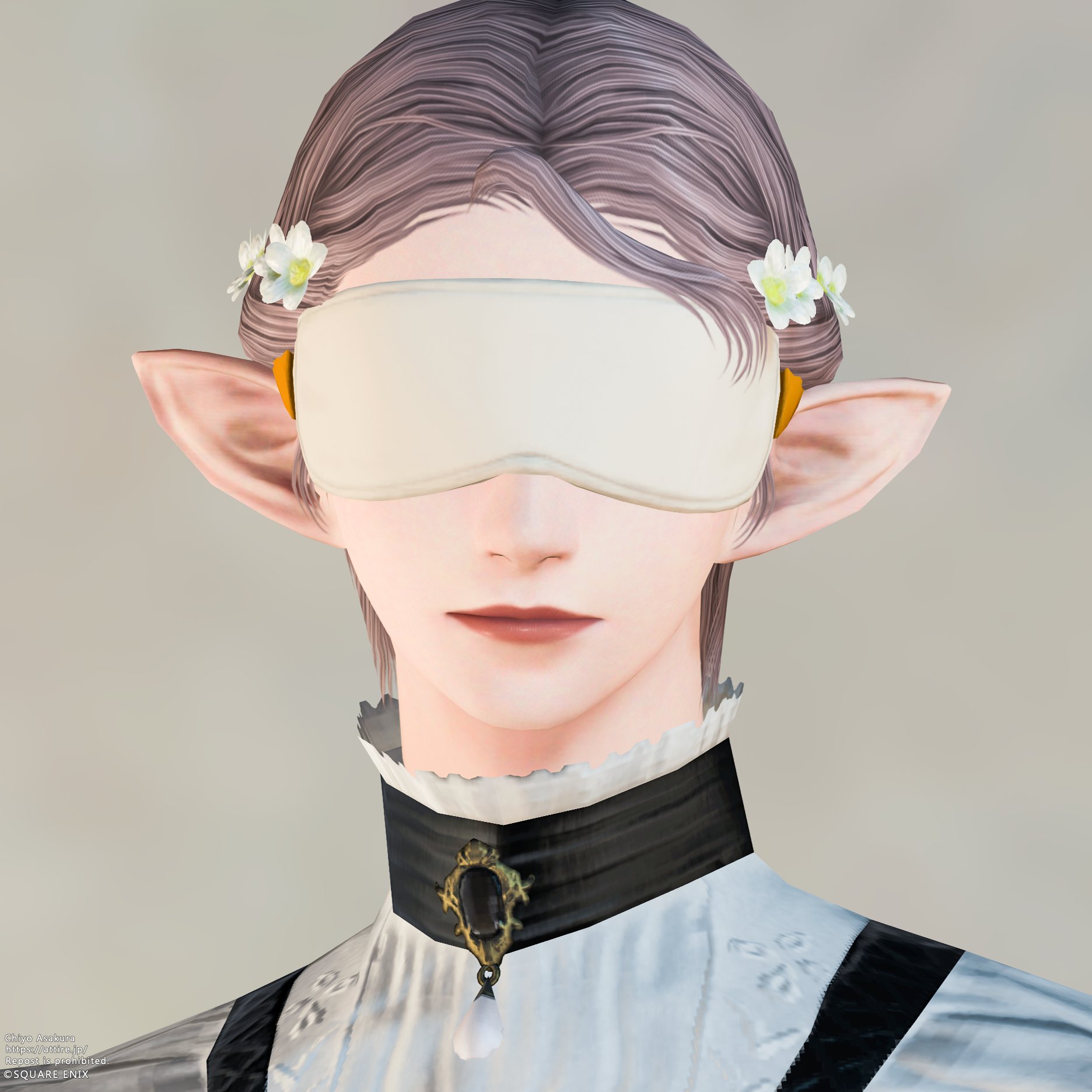 スタイルカタログ:プレーン・アイマスク（フェイスアクセサリー）