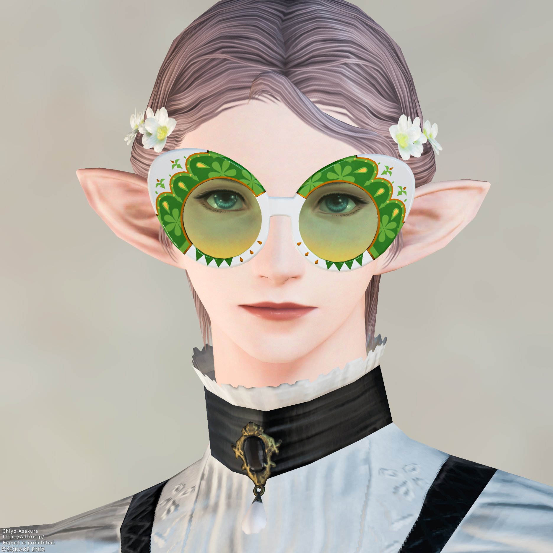 スタイルカタログ:デコレート・エッググラス（フェイスアクセサリー）