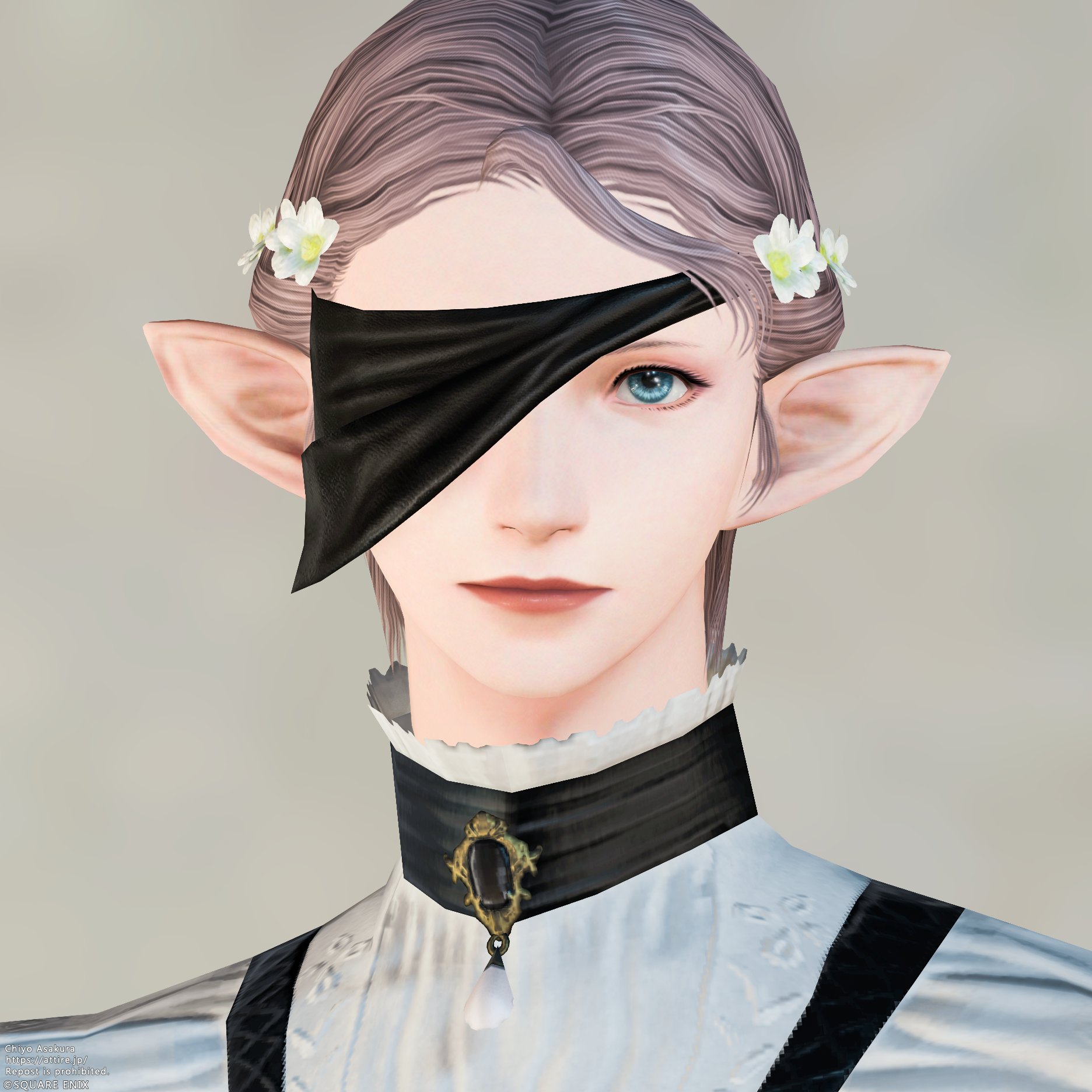 スタイルカタログ:フォールド・アイパッチ:右（フェイスアクセサリー）